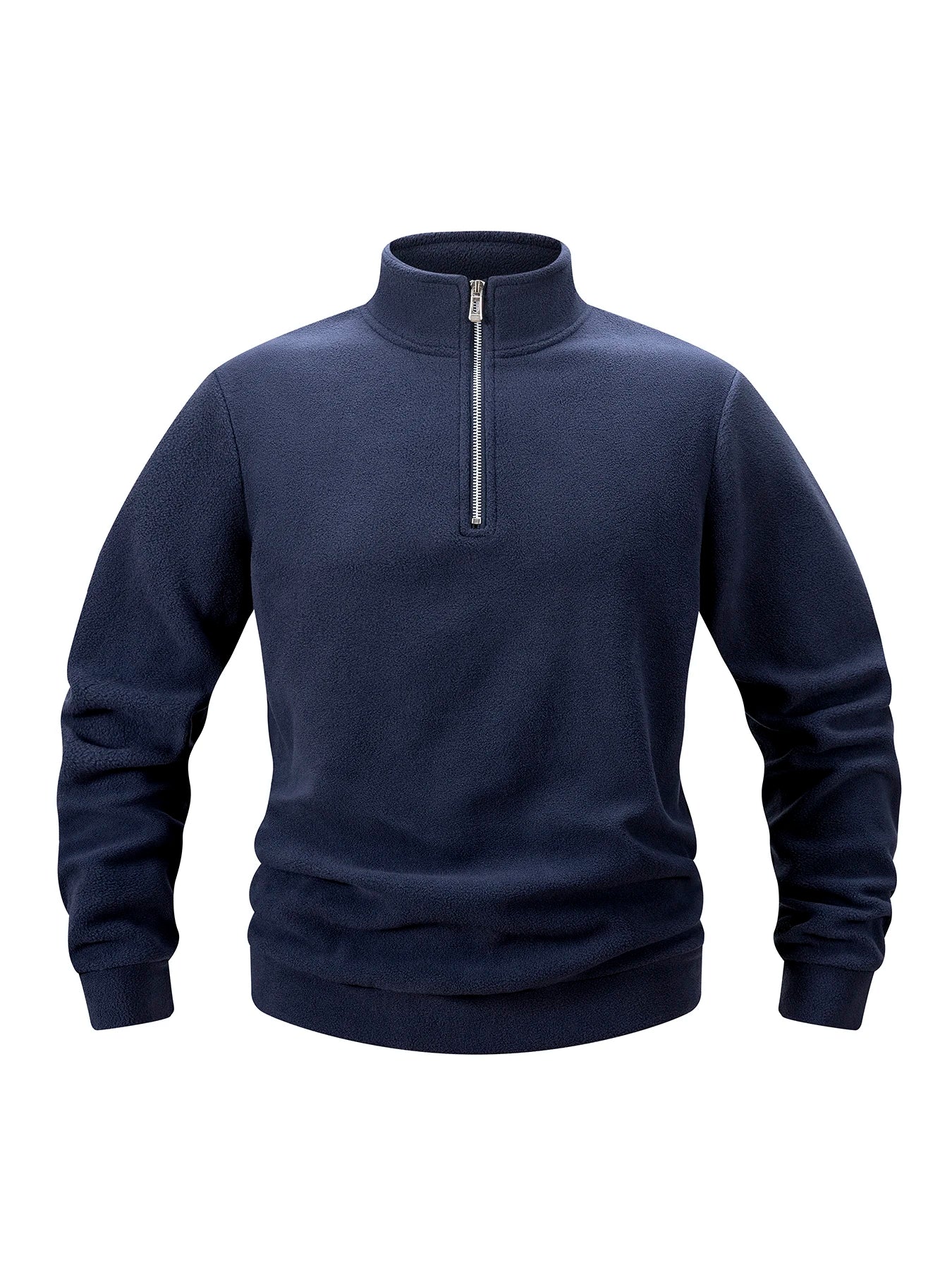 2025 Men Casual Fleece Sweatshirts Tops Men Sport Classic Stand Collar Sweatshirts Men’S Quarter Zip Hoodie Basic Pullover 3XL